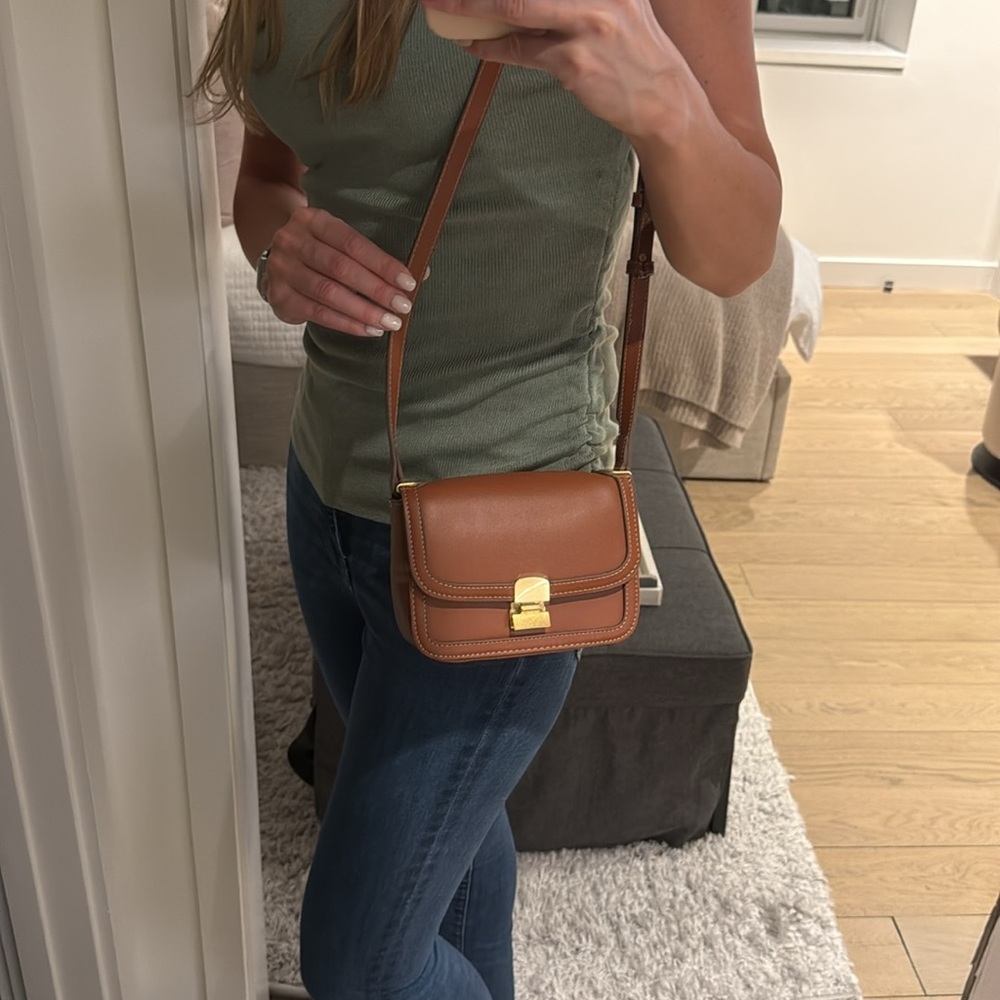 Mango Light Brown Crossbody - Never Worn
